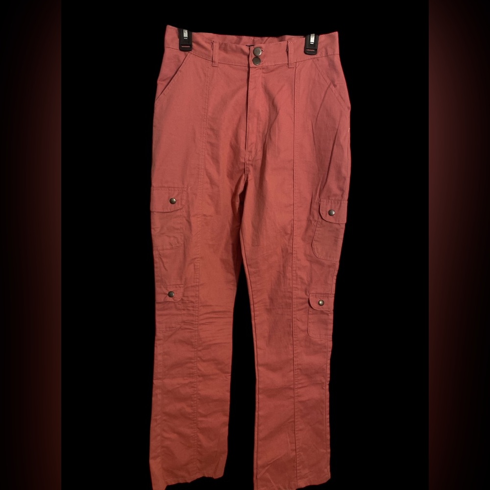 GREEN GODDESS CARGO POCKET PANTS XL NWT